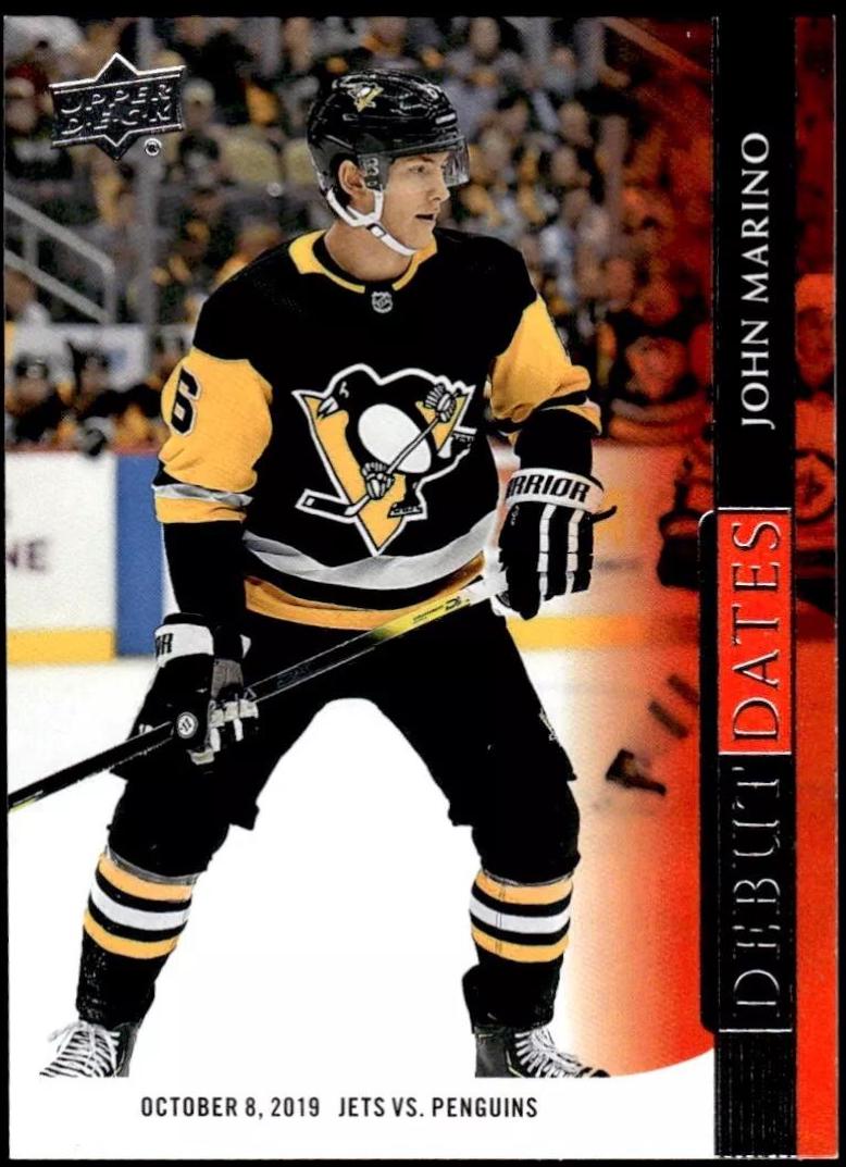John Marino #DD-20 Hockey Cards 2020 Upper Deck Debut Dates