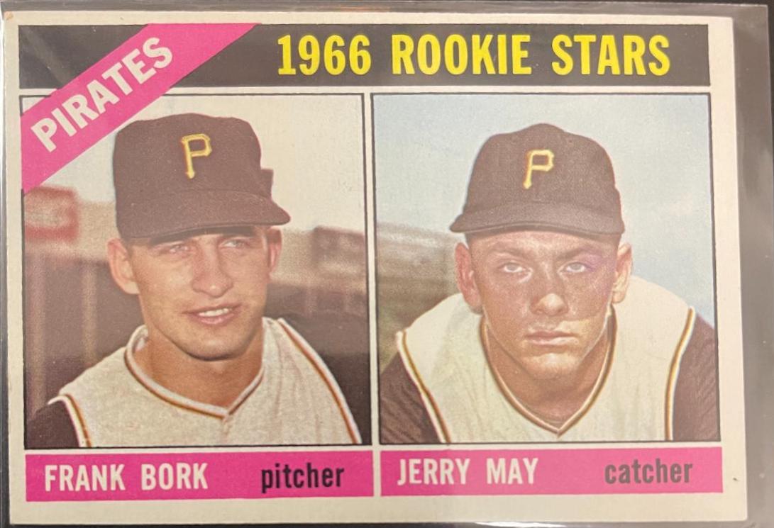 1966 Pirates Rookie Stars #123 Baseball Cards 1967 Topps