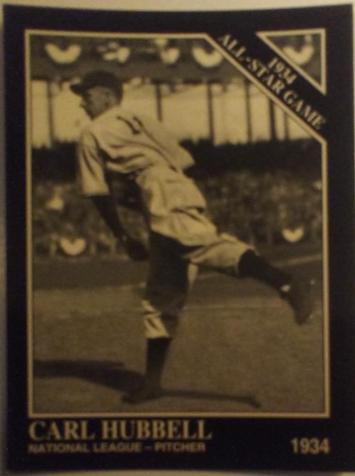 Carl Hubbell #1105 Baseball Cards 1994 The Sportin News Conlon Collection