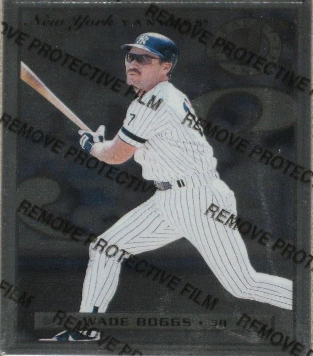 Wade Boggs #9 Baseball Cards 1996 Leaf Steel