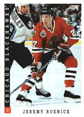 Jeremy Roenick #240 Hockey Cards 1993 Score