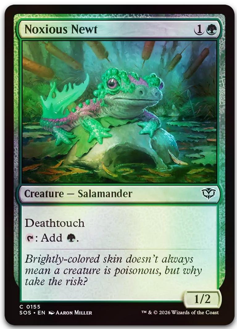 Noxious Newt [Foil] #155