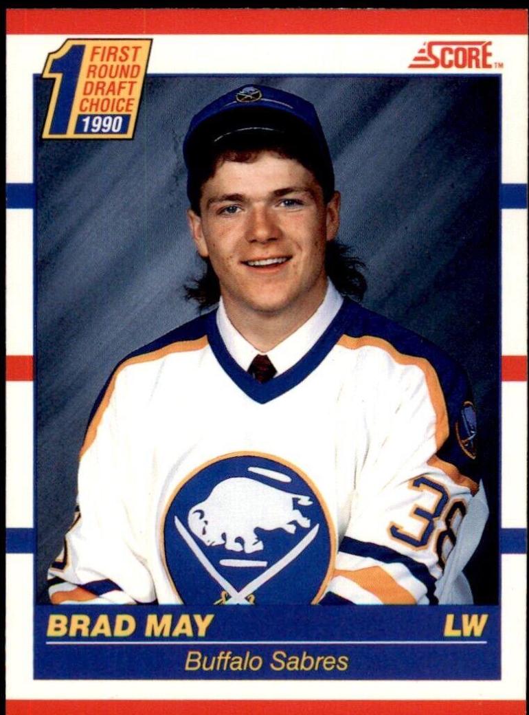 Brad May #427 Hockey Cards 1990 Score