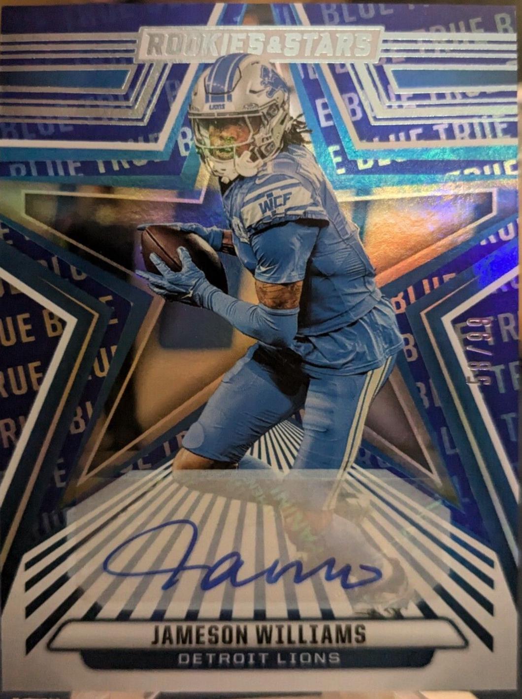Jameson Williams [Signature True Blue] #33 Prices | 2024 Panini