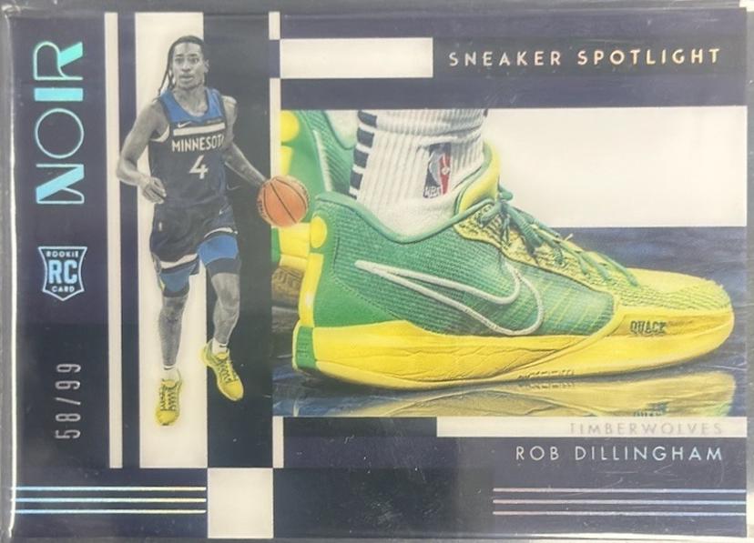Rob Dillingham #15 2024 Panini Noir Sneaker Spotlight Basketball