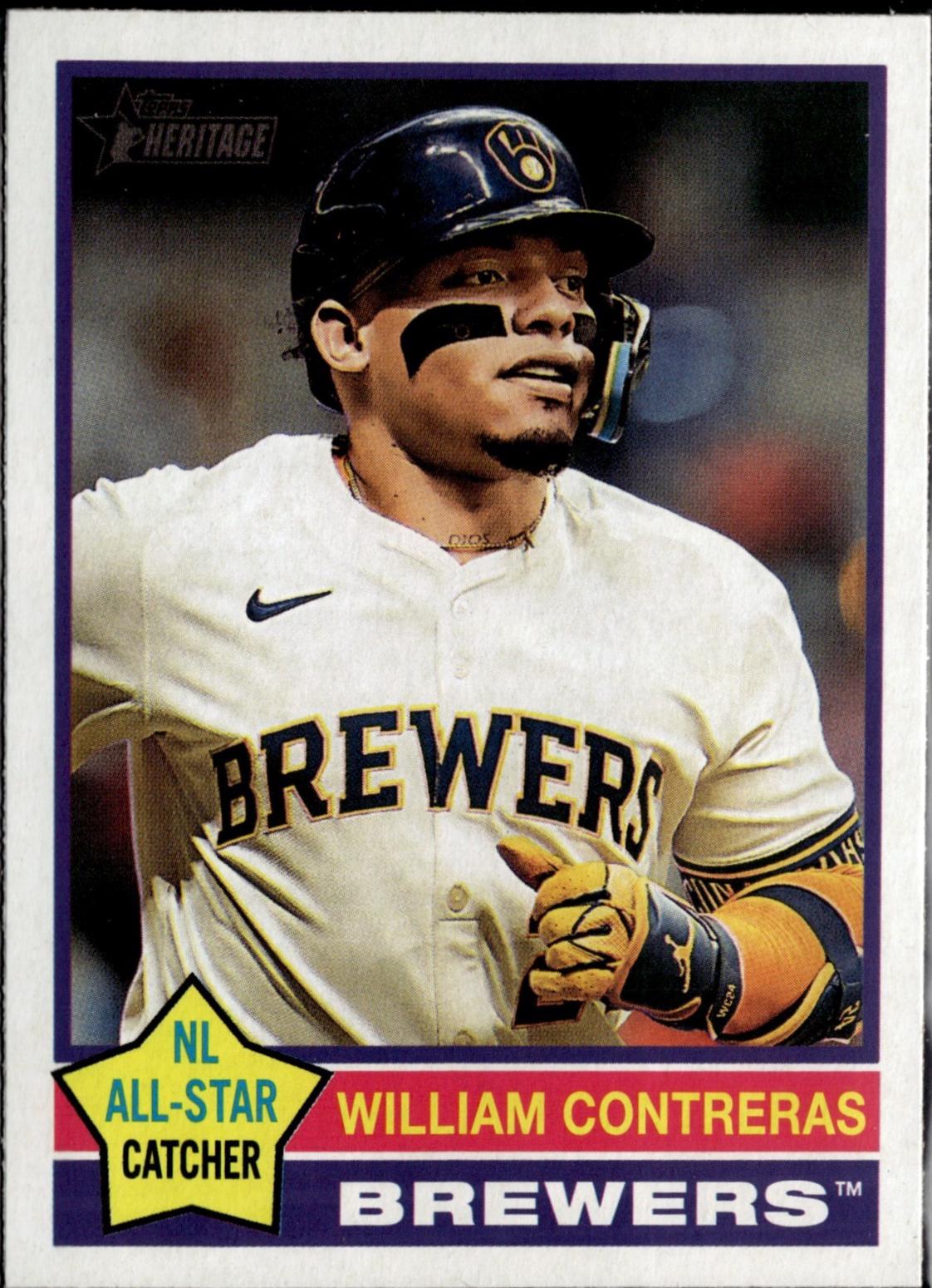 William Contreras #300 Baseball Cards 2025 Topps Heritage