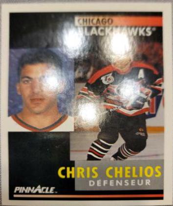 Chris Chelios #58 1991-92 Pinnacle Hockey