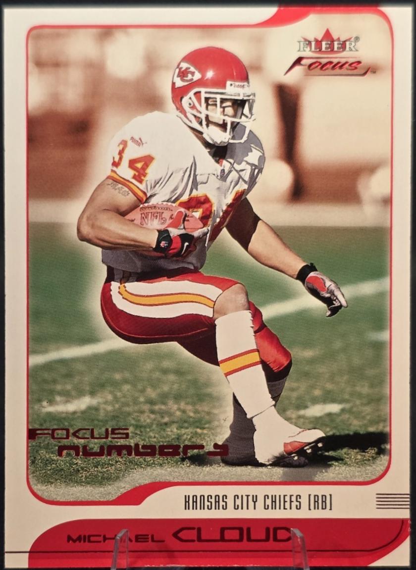 Michael Cloud #36 2001 Fleer Focus Football