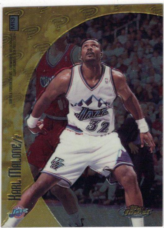 Malone, Baker #M13 Basketball Cards 1998 Finest Mystery