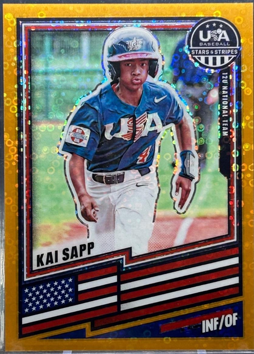 Kai Sapp #107 2026 Panini Stars And Stripes Prizm USA Baseball
