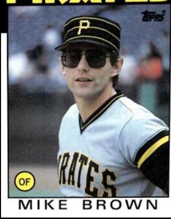 1986 Mike Brown #114