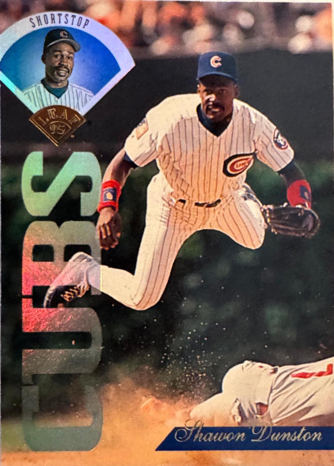 Shawon Dunston #30 Baseball Cards 1995 Leaf