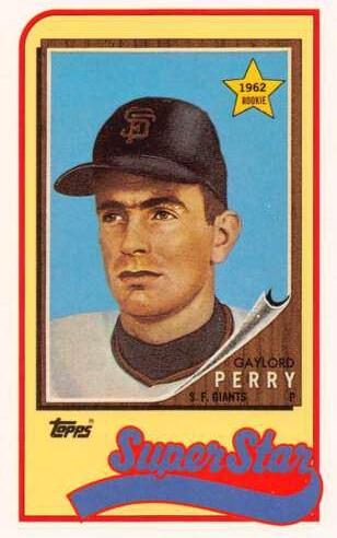 Gaylord Perry #18 Baseball Cards 1989 Topps Ljn Baseball Talk