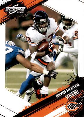 Devin Hester #50 Football Cards 2009 Panini Score