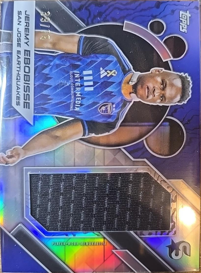 Jeremy Ebobisse #SR-JE Soccer Cards 2024 Topps Superstars MLS Superstar Relic