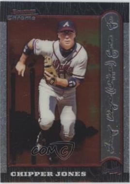 Chipper Jones #43 Baseball Cards 1999 Bowman Chrome International
