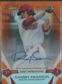 Dansby Swanson [Orange Refractor] #DS