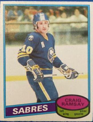 Craig Ramsay #13 Hockey Cards 1980 O-Pee-Chee