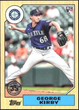 George Kirby #87TBU-36 Baseball Cards 2022 Topps Update 1987