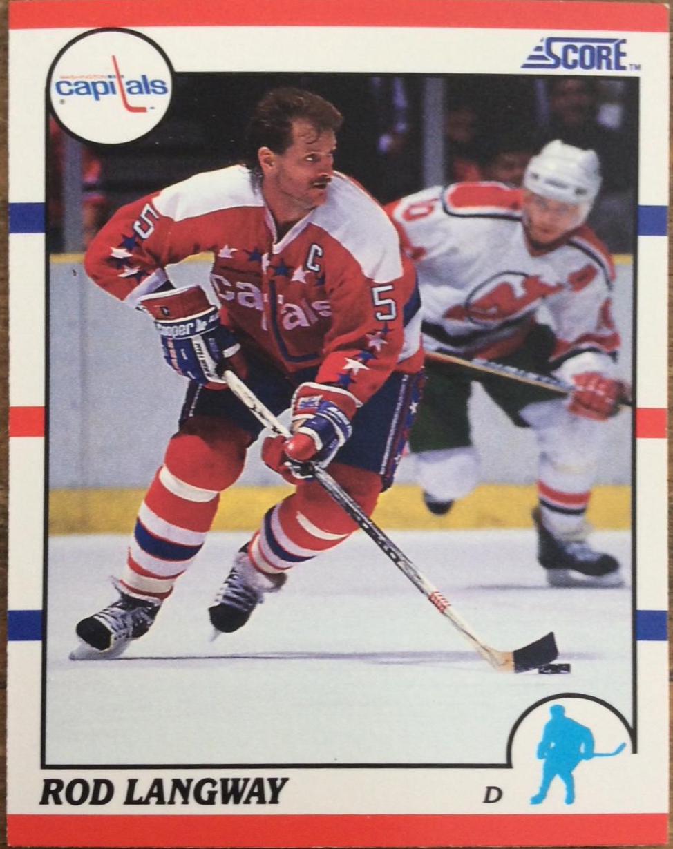 Rod Langway #20 Hockey Cards 1990 Score Canadian