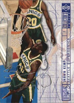 Shawn Kemp Silver Signature #396 Basketball Cards 1994 Collector's Choice