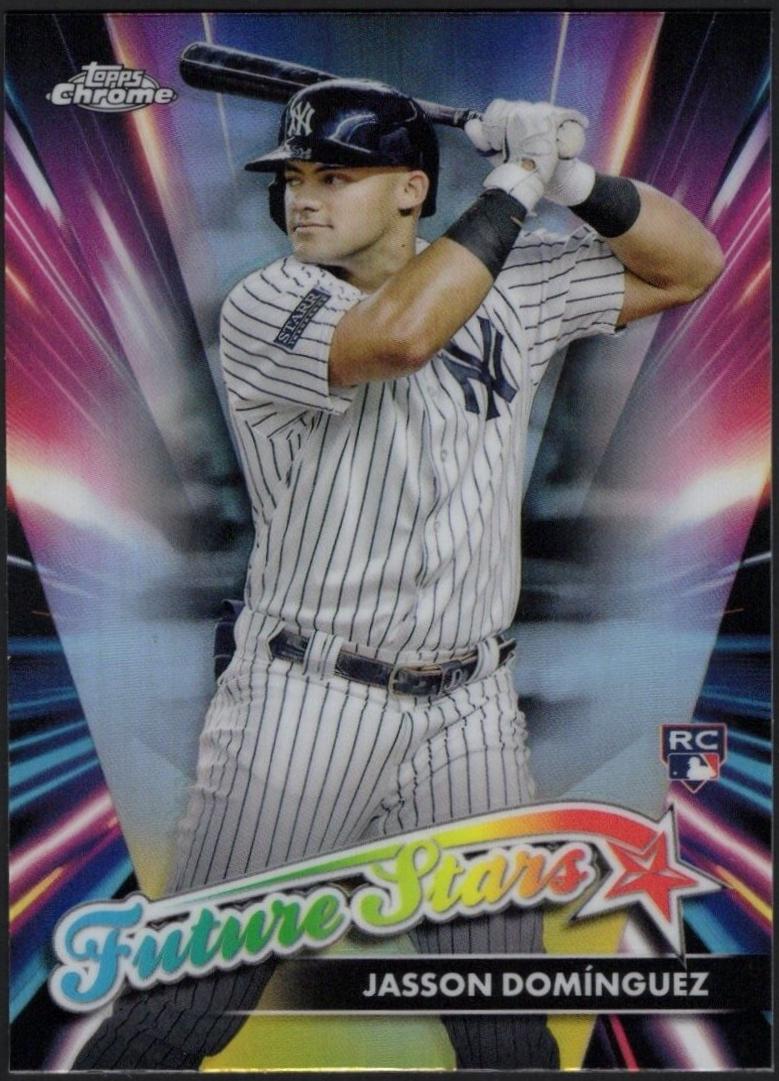 Jasson Dominguez #FSU-12 Baseball Cards 2024 Topps Chrome Update Future Stars
