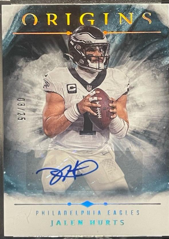 Jalen Hurts #35 Football Cards 2024 Panini Origins Autograph