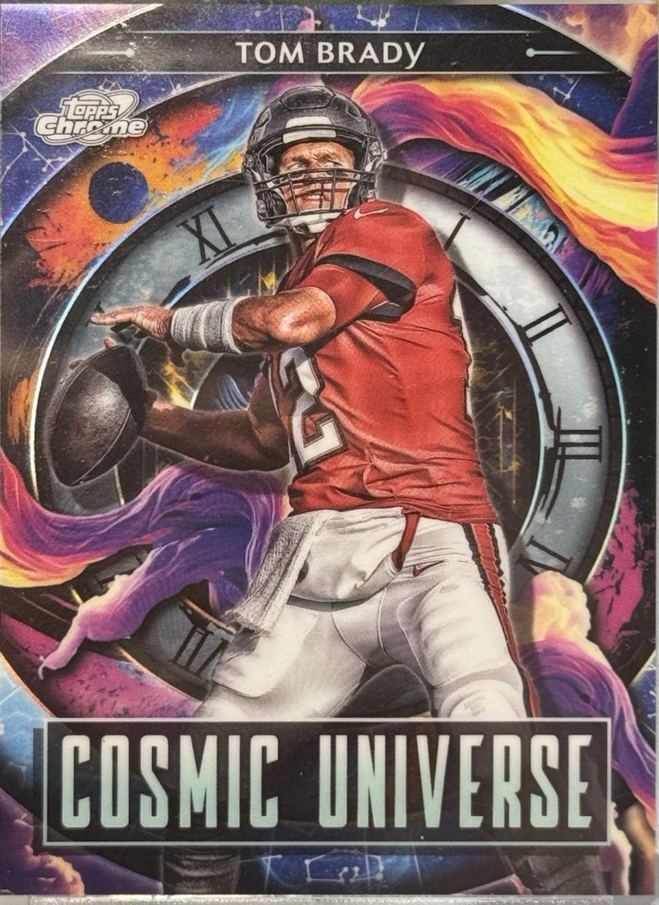 Tom Brady #CU-6 Football Cards 2024 Topps Cosmic Chrome Universe