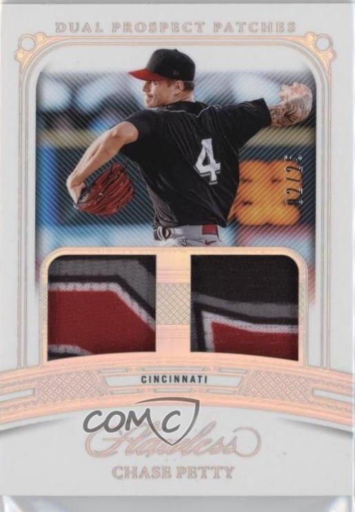 Chase Petty #DP-CP 2024 Panini Flawless Dual Prospect Patch Baseball