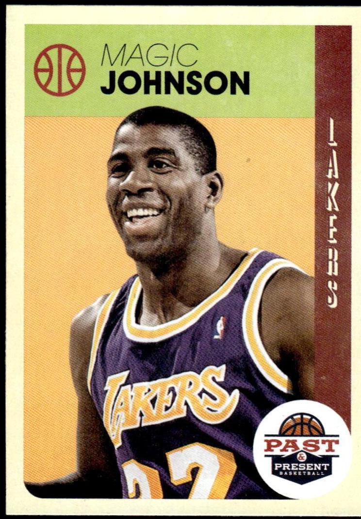 Magic Johnson #26 Basketball Cards 2012 Panini Past & Present