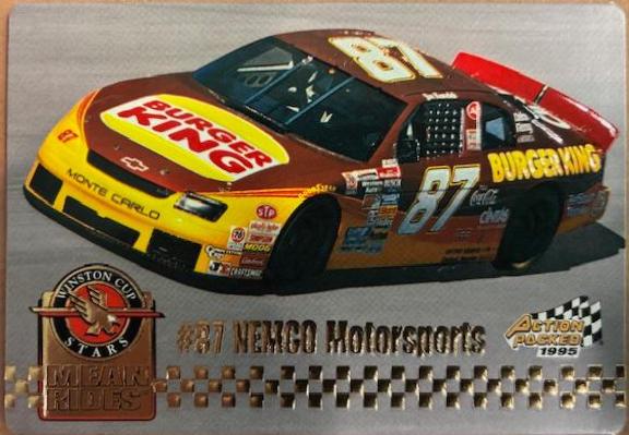 #87 Nemco Motorsports #38 Racing Cards 1995 Action Packed NASCAR