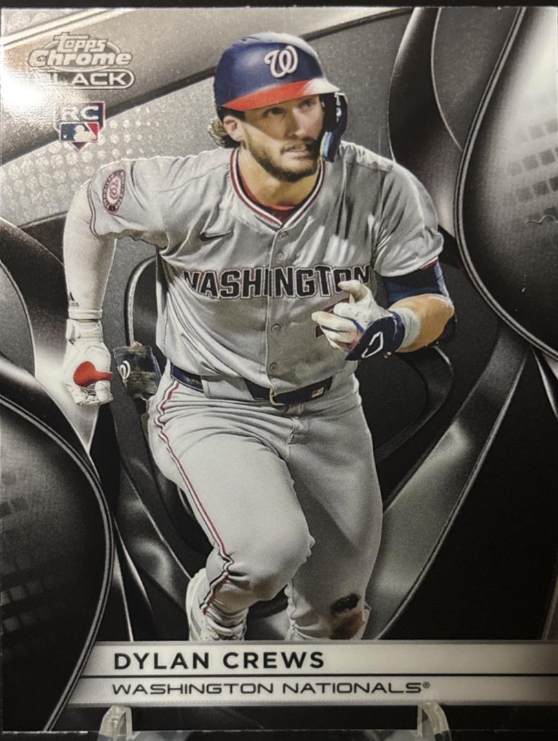 Dylan Crews #127 Baseball Cards 2025 Topps Chrome Black