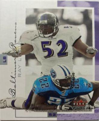 Ray Lewis #43 Football Cards 2001 Fleer Genuine