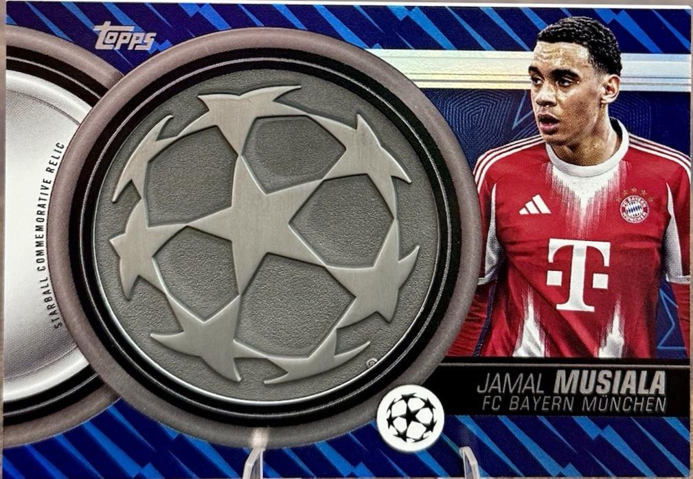 Jamal Musiala #SCR-JM Prices | 2025 Topps UEFA Starball Commemorative Relic  | Soccer Cards