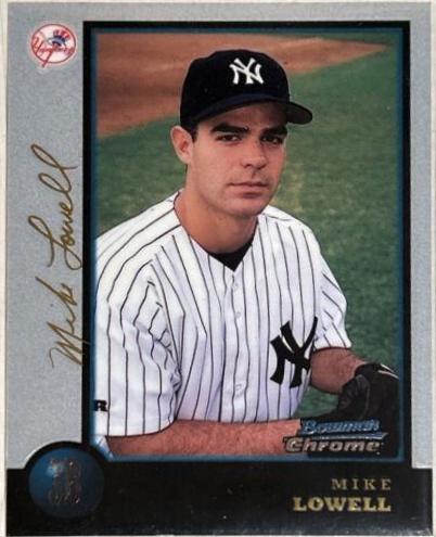 Mike Lowell #85 Baseball Cards 1998 Bowman Chrome Golden Anniversary