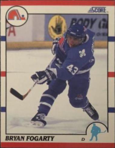 Bryan Fogarty #54 Hockey Cards 1990 Score