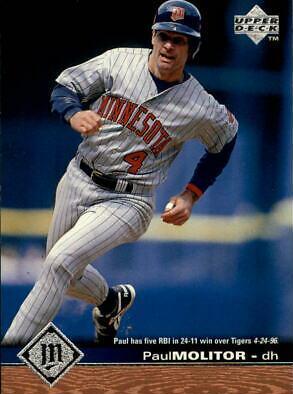 Paul Molitor #102 Baseball Cards 1997 Upper Deck