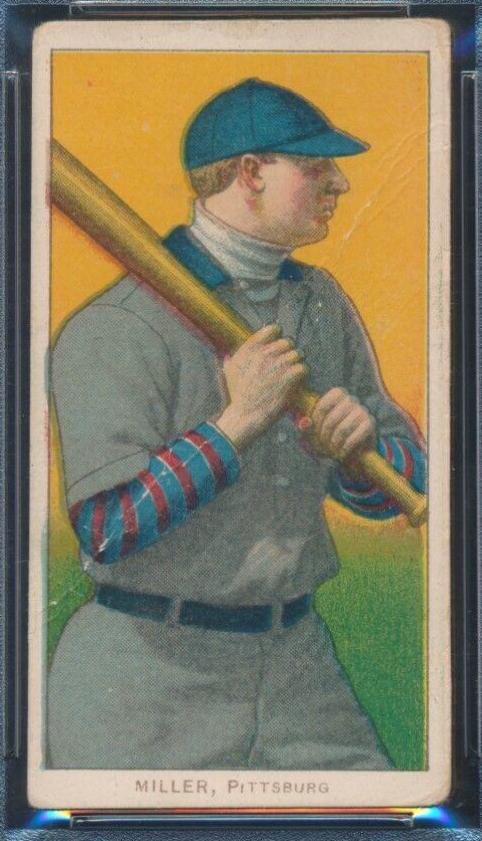 Dots Miller #NNO Baseball Cards 1909 T206 American Beauty 350 with Frame