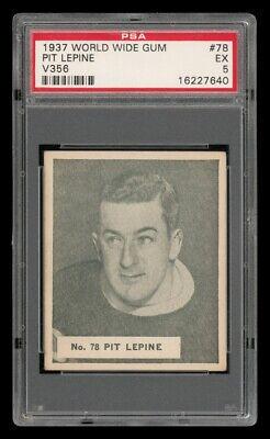 Pit Lepine #78 Hockey Cards 1937 V356 World Wide Gum