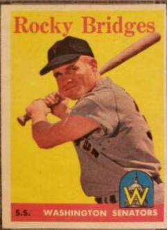 Rocky Bridges #274 1958 Topps Baseball