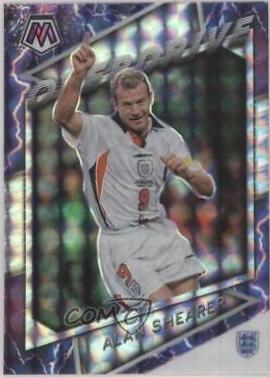 Alan Shearer #44 Soccer Cards 2021 Panini Mosaic Road to FIFA World Cup Overdrive