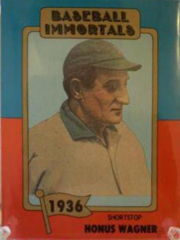 Honus Wagner #5 Baseball Cards 1980 Baseball Immortals