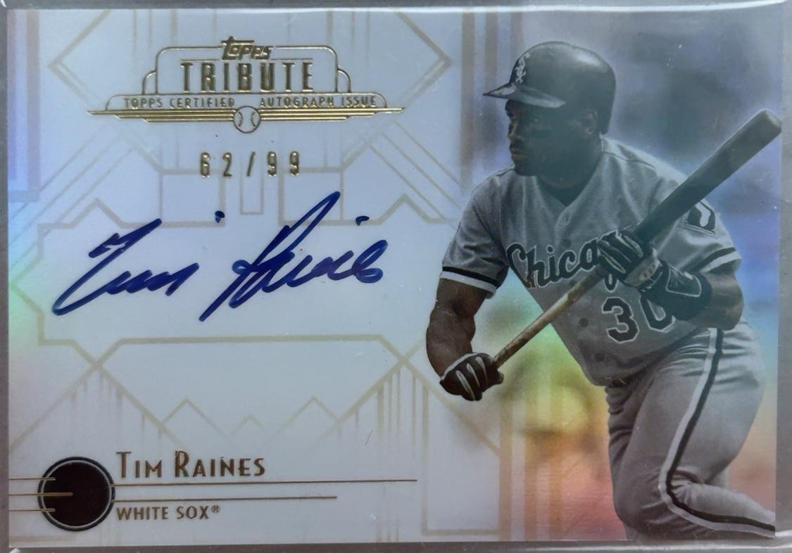 Tim Raines #TA-TR 2014 Topps Tribute Autograph Baseball