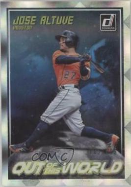 Jose Altuve #OW2 Baseball Cards 2018 Panini Donruss Out of This World