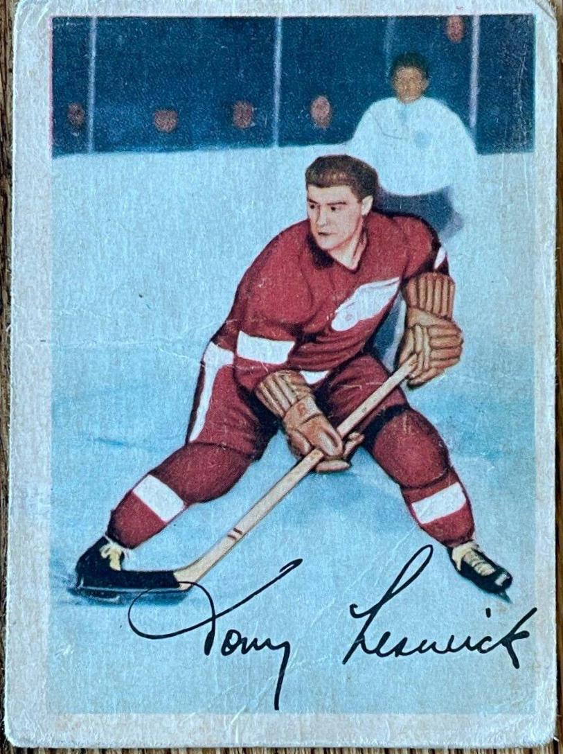 Tony Leswick #43 Hockey Cards 1953 Parkhurst