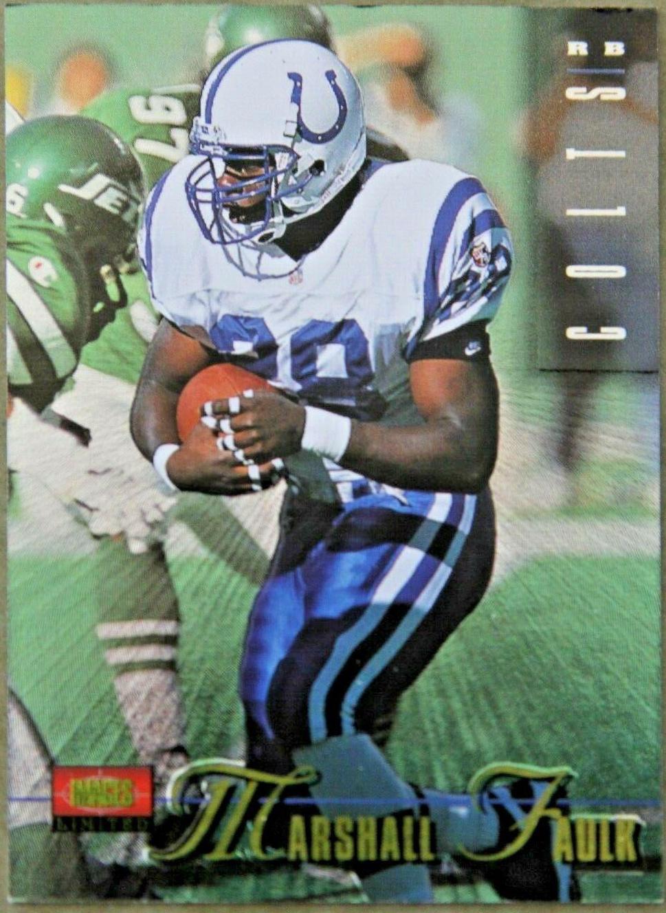 Marshall Faulk #10 Football Cards 1995 Classic Images Limited