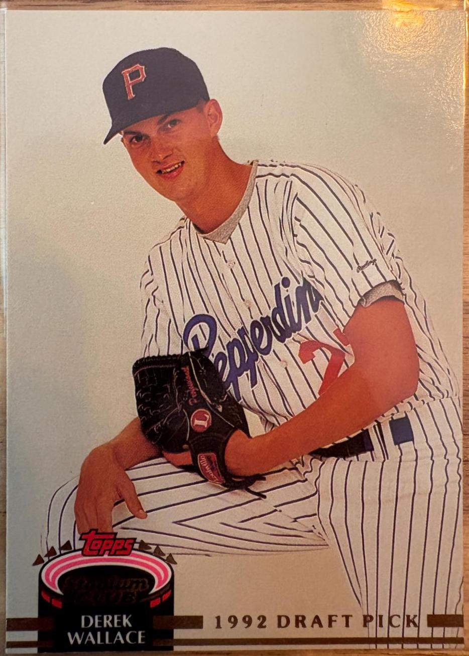 Derek Wallace #124 1993 Stadium Club Murphy Baseball