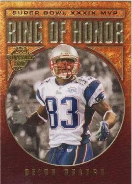 Deion Branch #RH39 Football Cards 2005 Topps Super Bowl XXXIX