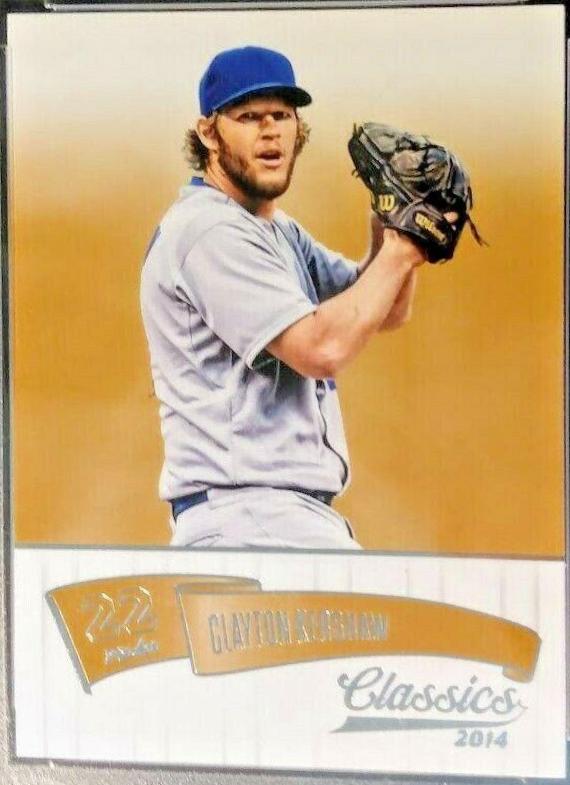 Clayton Kershaw #29 Baseball Cards 2014 Panini Classics