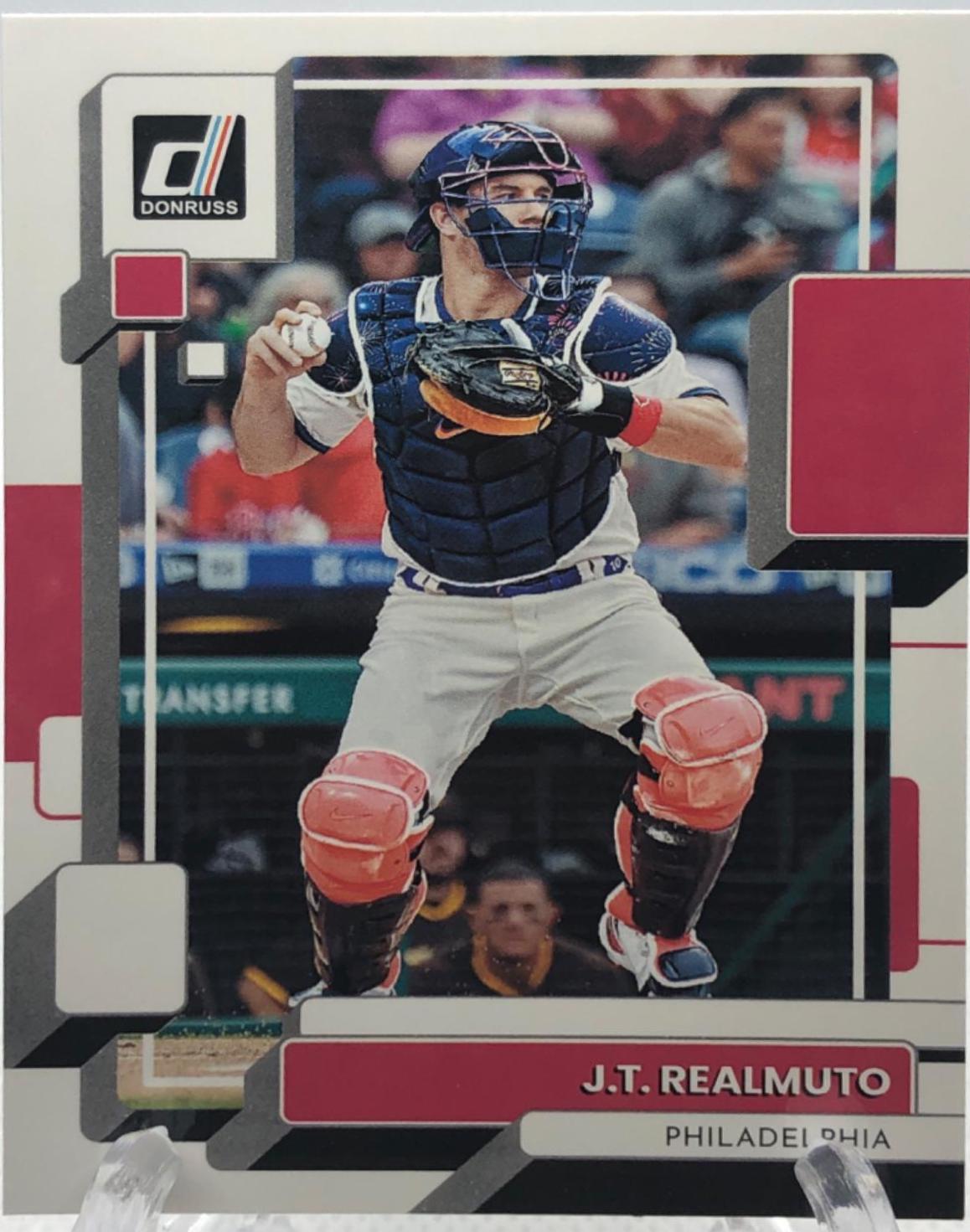 J. T. Realmuto #95 2022 Panini Donruss Baseball
